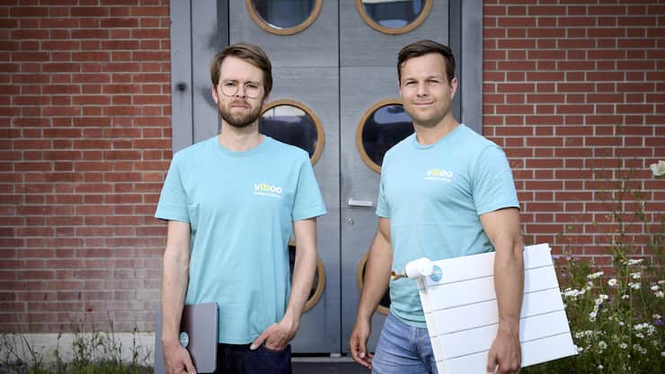 <p>Felix Bünning (l.) und Ben­jamin Huber senken Betriebskosten und CO2-Emissionen um bis zu 40 Prozent.</p>