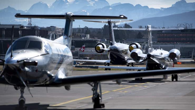 <p>Über 4000 Privatjets sind in Europa stationiert.</p>