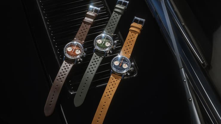 <p>Die «American Classic Intra-Matic Chronograph H» von Hamilton ist inspiriert vom Motorsport der 60er- und 70er-Jahre und kommt in drei Varianten daher.</p>