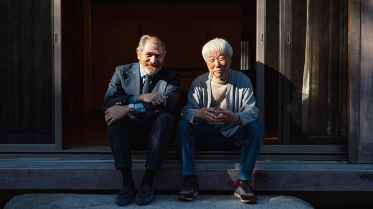 <p>Die Männer hinter der Uhr: Fabrizio Buonamassa Stigliani (l.) und Lee Ufan.</p>