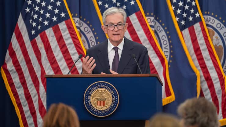 <p>Die Fed mit Chef Jerome Powell senkt die Leitzinsen erneut.</p>