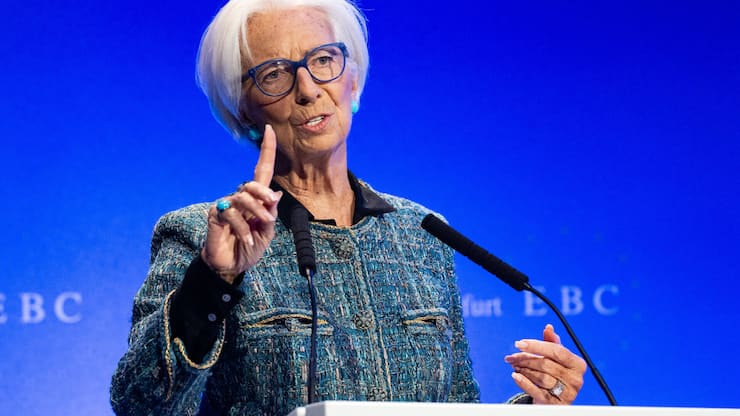 <p>EZB-Präsidentin Christine Lagarde hat eine weitere Zinspause beschlossen.</p>
