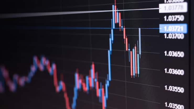 <p>Steigender Aktienkurs.</p>