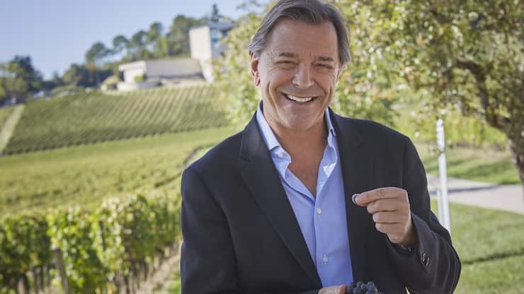 <p>Lifestyle-Unternehmer Silvio Denz ist der Schlossherr der zauberhaften Chartreuse, in einem seiner Weinberge in den Hügeln des Bordeaux.</p>