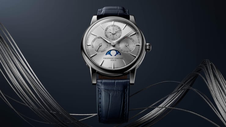 <p>Die Classic Perpetual Calendar Manufacture in Stahl mit silbernem Zifferblatt.</p>