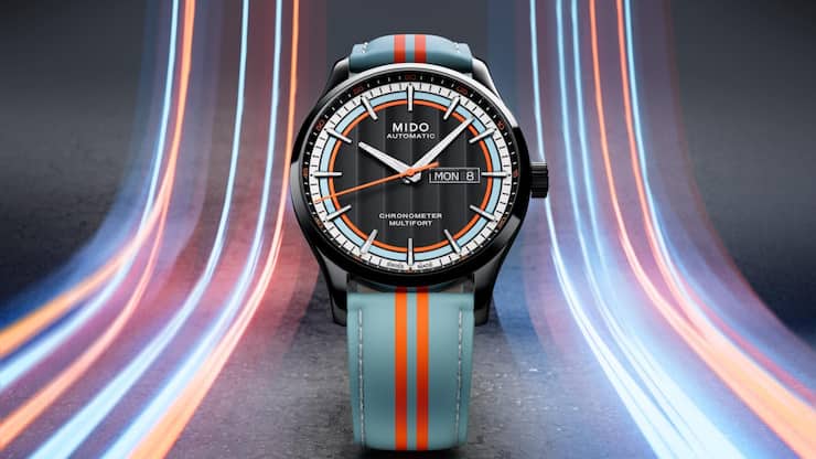 <p>Die neue Uhr von Mido fesselt mit Design und Technik.</p>