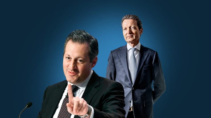 Boris Collardi (l.) und Renaud de Planta