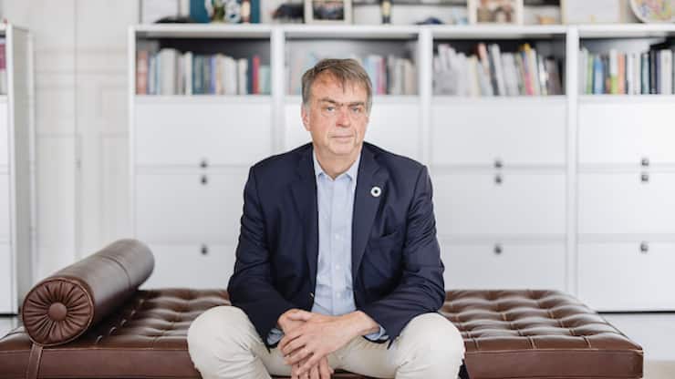 <p>Roche-Erbe André Hoffmann (Bild) leitet zusammen mit Blackrock-Gründer Larry Fink das Word Economic Forum seit vergangenem Sommer.</p>