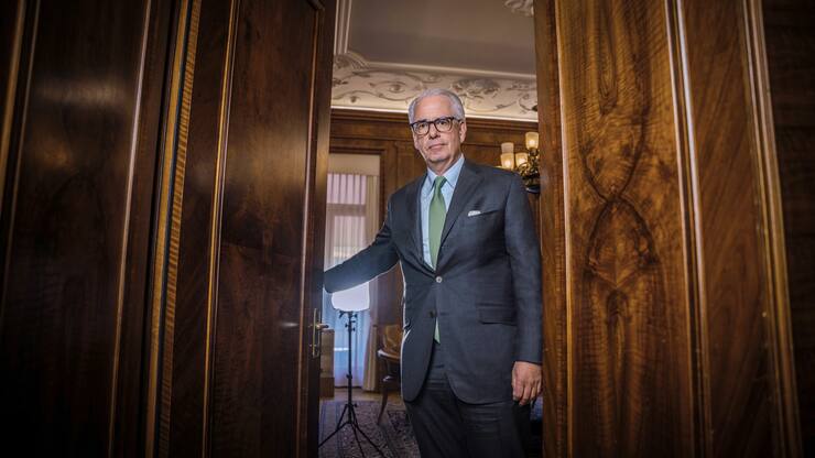 Ulrich Koerner, Credit Suisse AG, shot on August 22 2022 at CS Headquarters, Paradeplatz ZÃ¼rich.