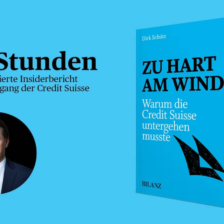 Das neue Buch von Dirk Schütz: Zu hart am Wind - Warum die Credit Suisse untergehen musste.