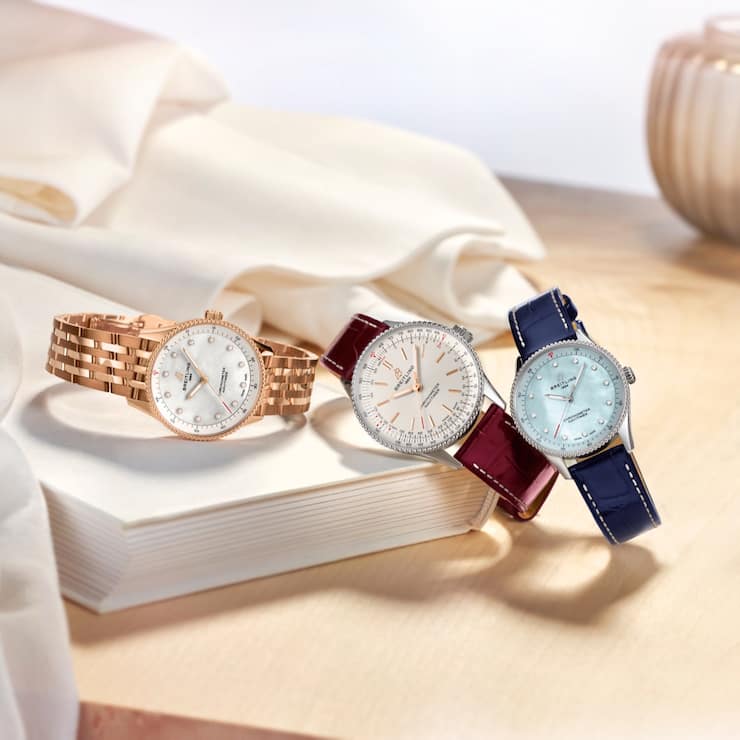Mit den neuen Dimensionen wird der Navitimer auch für zartere Handgelenke tragbar.