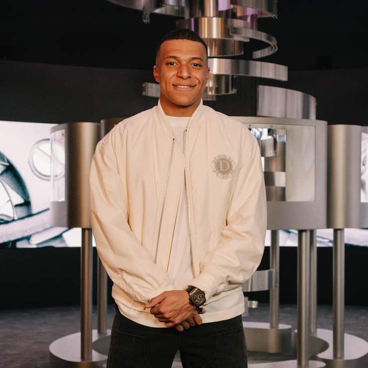 Mbappé ist jetzt nicht nur Markenbotschafter, wie für Hublot, sondern auch Investor bei Wristcheck.