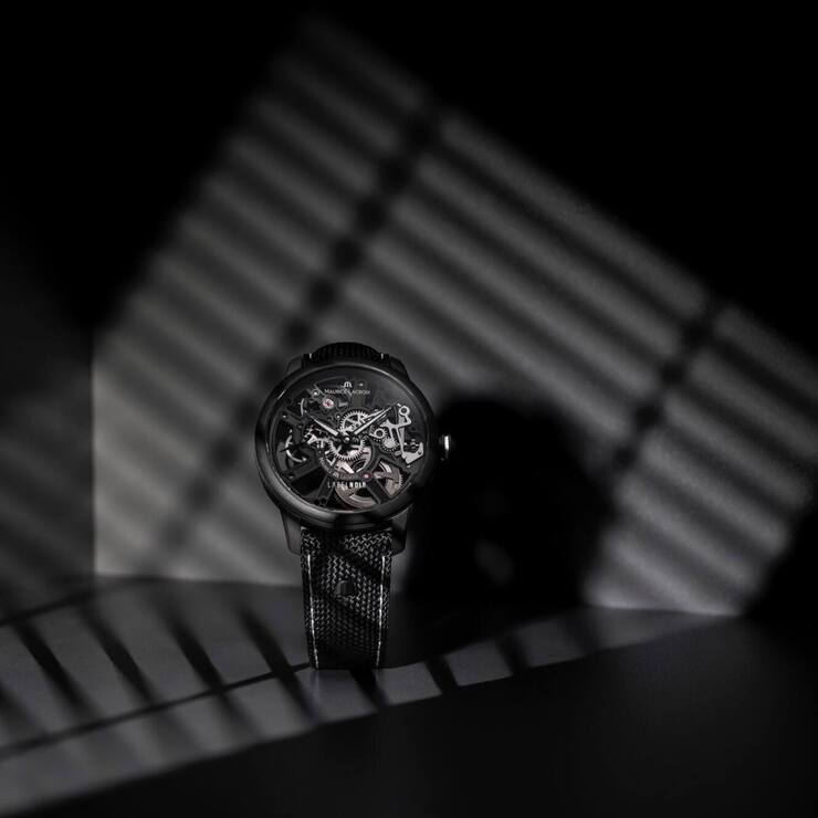 Maurice Lacrois Skeleton Label Noir