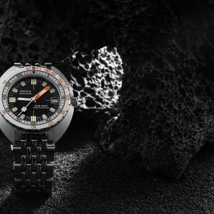 Das neue Doxa-Modell: SUB 200T, hier in Schwarz (Sharkhunter).