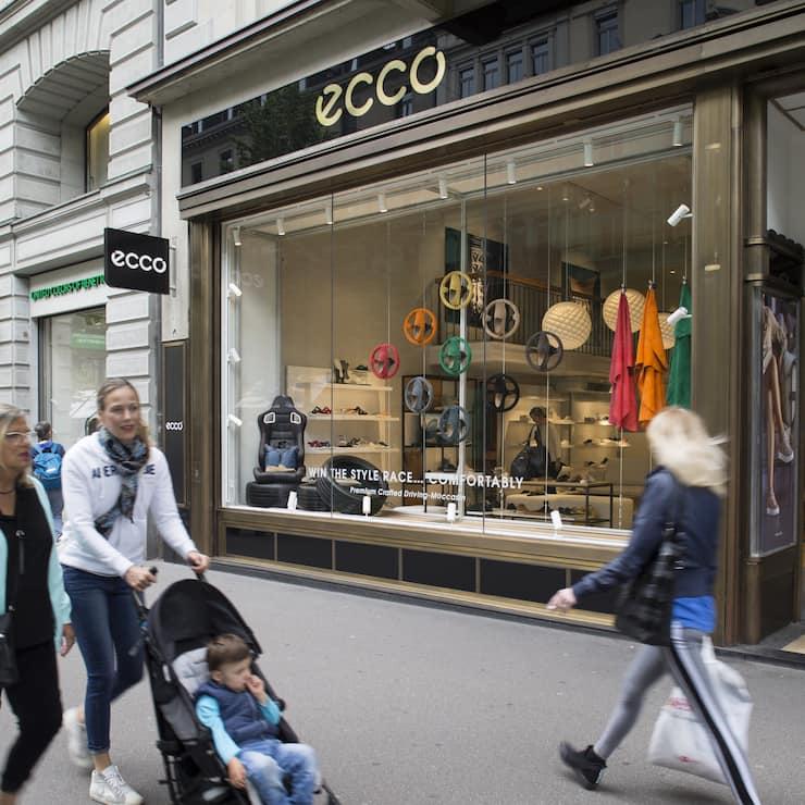 Ecco, Schuhgeschäft, Flagship Store, Bahnhofstrasse 65, Zürich