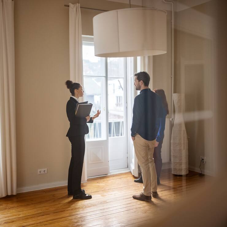 Immobilienmakler Hausbesichtigung