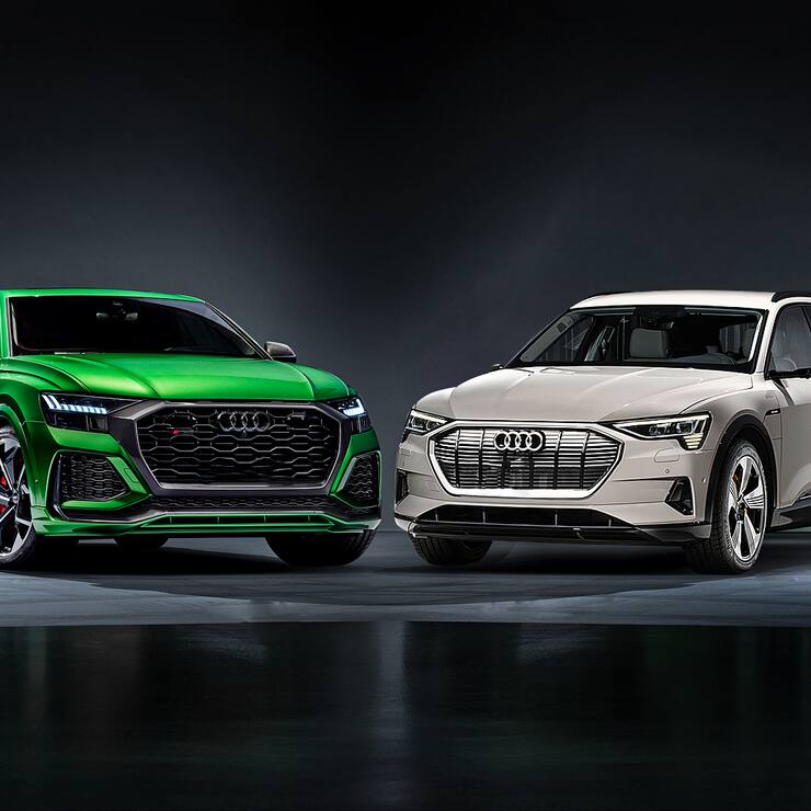 Audi RS Q8 und Audi etron