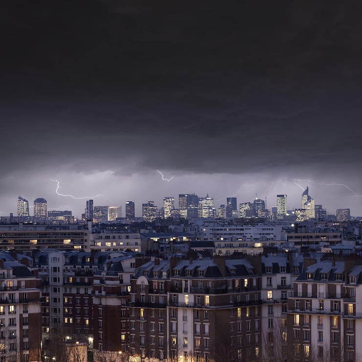 Paris City Finanzzentrum Sturm