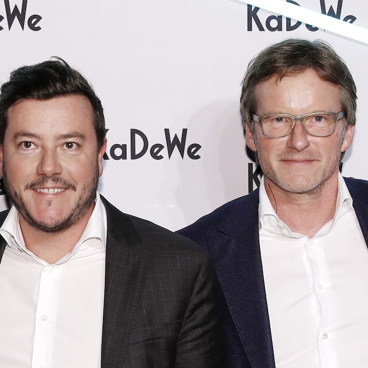Signa-Gründer René Benko (links) und sein Retail-Chef Dieter Berninghaus.