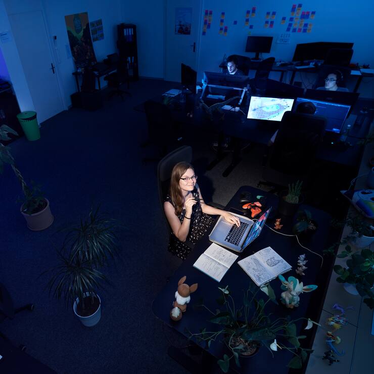 Im Zürcher Stray Fawn Studio entwickelt Philomena Schwab neue Videogames.