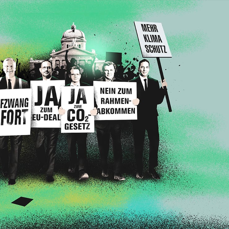 Illustration zu politischen CEOs - Bilanz 06/21