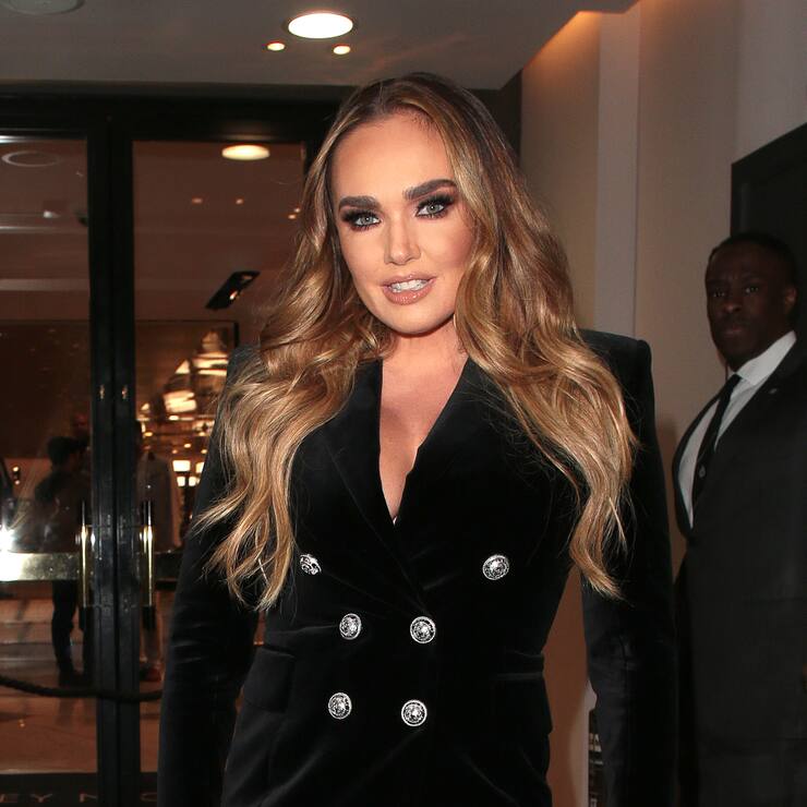 LONDON, ENGLAND - OCTOBER 16: Tamara Ecclestone and Jay Rutland seen attending Apothem x Harvey Nichols - launch party on October 16, 2019 in London, England. (Photo by Ricky Vigil M/GC Images)