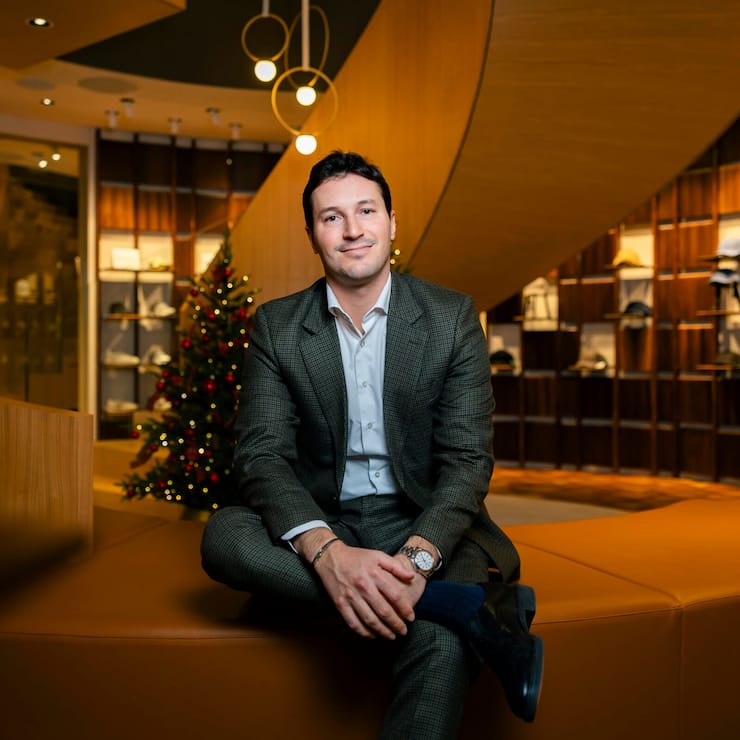 Foto: Thomas Meier, ZÃ¼rich, 21.11.25. Loic Brunschwig, CEO von Bongenie. FÃ¼r Handelszeitung HZ.