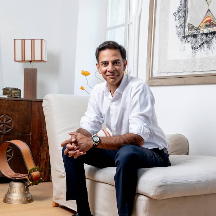 09.08.2024 - Founex - Rahul Saghal, the new CEO of the Swiss-American Chamber of Commerce at his home. Photo Darrin Vanselow Â© DARRIN VANSELOW FÃR HANDELSZEITUNG