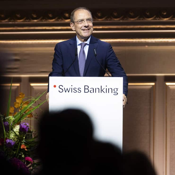 <p>Er soll die Banken in die Zukunft führen: Am Bankiertag vom 16. September sprach Verbandspräsident Marcel Rohner über das Übermorgen.</p>