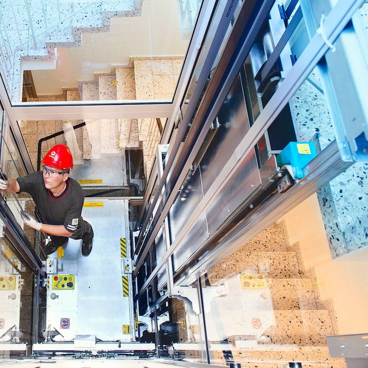 Liftschacht Schindler