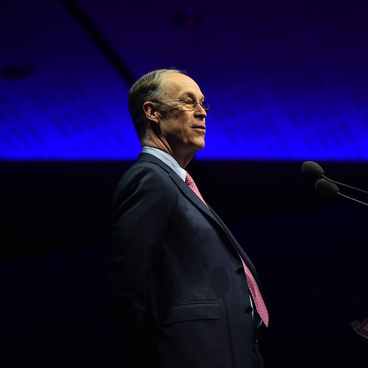 Ökonom DOUGLAS W. DIAMOND an einer Tagung von Amundi 2023