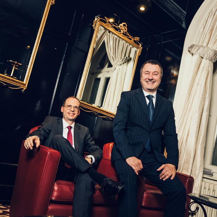 Das Sieger-Duo der Bank von Roll: Michael Schnetzer (links), Head of Asset Management, und Paolo Zatta, Senior Relationship Manager.