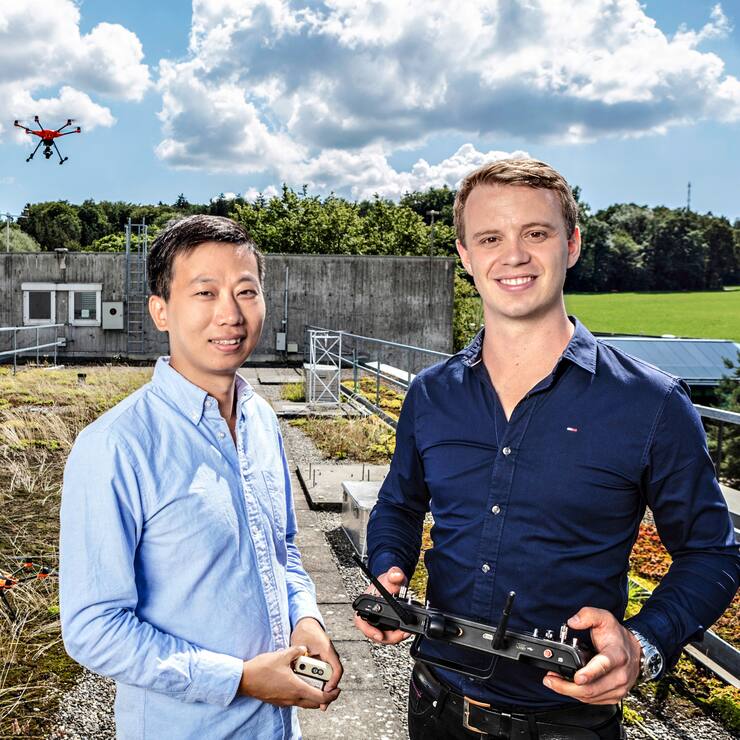 Zhenzhong Su (l.) und Lukas Meier von Fixposition.