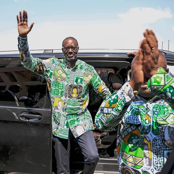 ein mann im wahlkampfTidjane Thiam will 2025 für die Demokratische Partei der Elfenbeinküste PDCI an den Präsidentschaftswahlen in ­seinem Heimatland antreten
