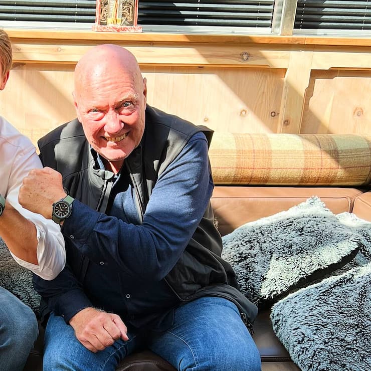 Ben Küffer von Norqain und Jean-Claude Biver