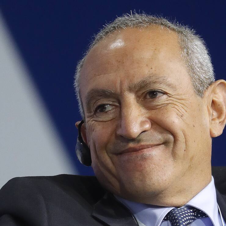 MOSCOW, RUSSIA - OCTOBER 24, 2017: OCI N.V  Chief Executive Officer Nassef Sawiris at a plenary session of the 9th VTB Capital Russia Calling! annual investment forum. Mikhail Metzel/TASS (Photo by Mikhail Metzel\TASS via Getty Images)