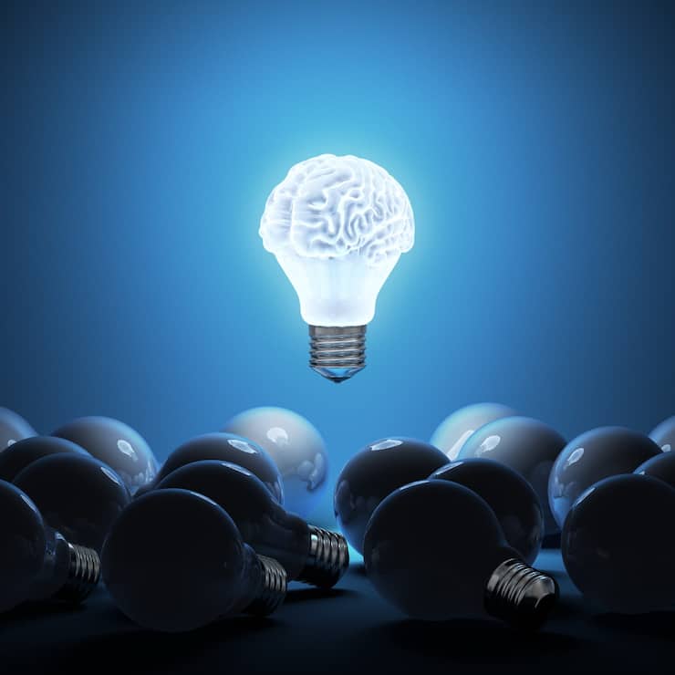 Die besten Gehirne bringen Ideen zum Leuchten.