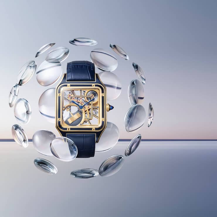 Cartier Santos-Dumont Skeleton, Uhren