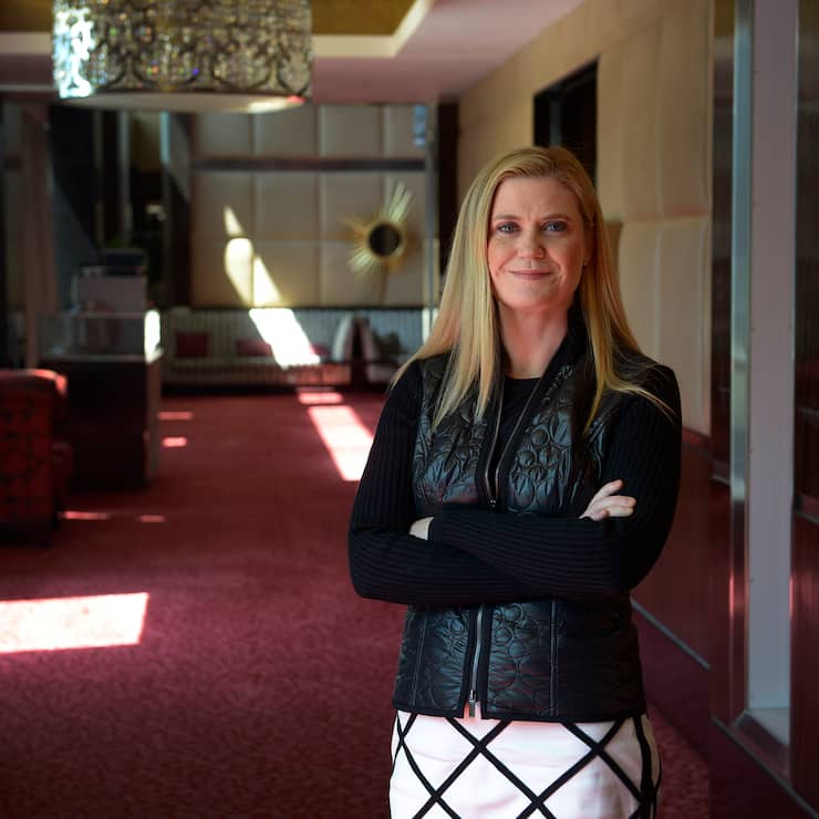 MUMBAI, INDIA - MARCH 10: Marianne Lake, Global Chief Financial Officer of JP Morgan, photographed on March 10, 2014 in Mumbai, India. (Photo by Abhijit Bhatlekar/Mint via Getty Images)