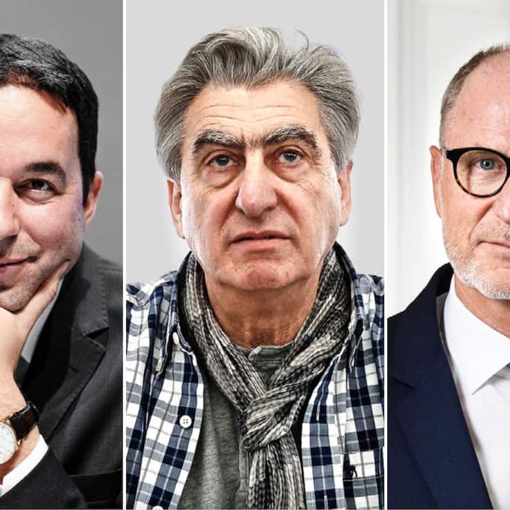  Christian Mumenthaler, Swiss Re; Nick Hayek, Swatch Group; Bernhard Hodler, Julius Bär (v.l.).