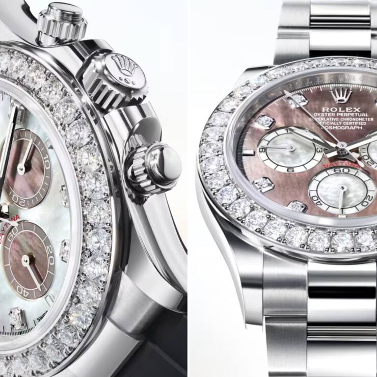 Die neue Rolex-Daytona: Mit viel Bling und Perlmutt.