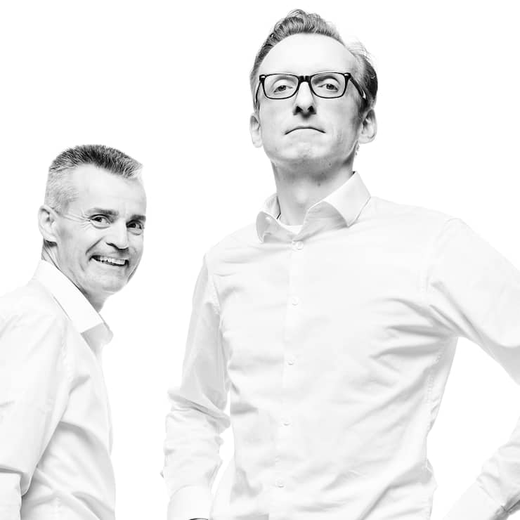 Andreas BogenstÃ¤tter (ohne Brille) und Thomas Fischer