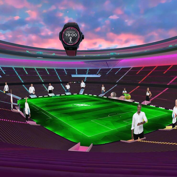 Das «Hublot Loves Football Metaverse-Stadium»