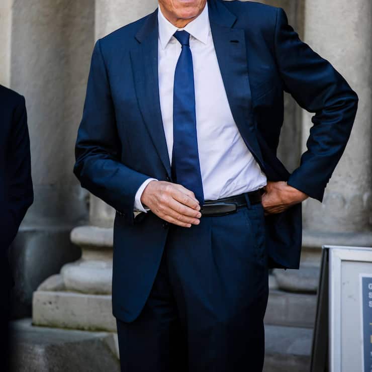 Robert F. Spoerry, 2018 an der Abdankung Andy Rihs