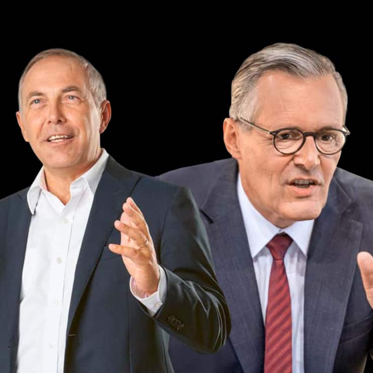 Präsident Paul Hälg (r.) und CEO Thomas Hasler schreiben an der Wachstumsstory von Sika weiter.