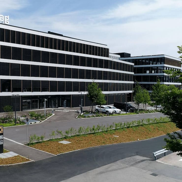 Helix-Gebäude der Amag in Cham