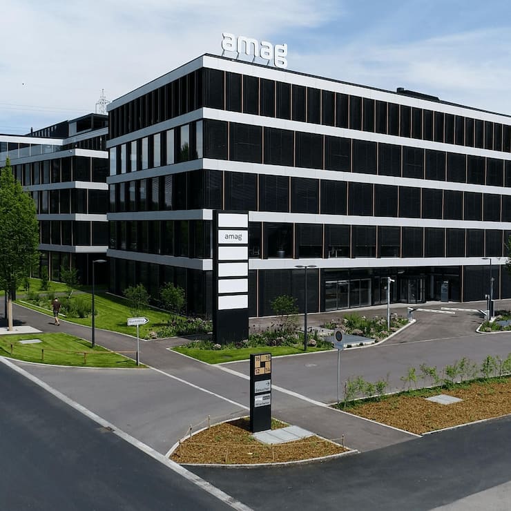 Helix-Gebäude der Amag in Cham