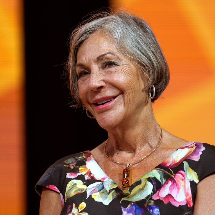 FAYETTEVILLE, AR - JUNE 1: Alice Walton, daughter of Walmart founder Sam Walton, waits onstage during the annual Walmart shareholders meeting event on June 1, 2018 in Fayetteville, Arkansas. The shareholders week brings thousands of shareholders and associates from around the world to meet at the company's  global headquarters. (Photo by Rick T. Wilking/Getty Images)