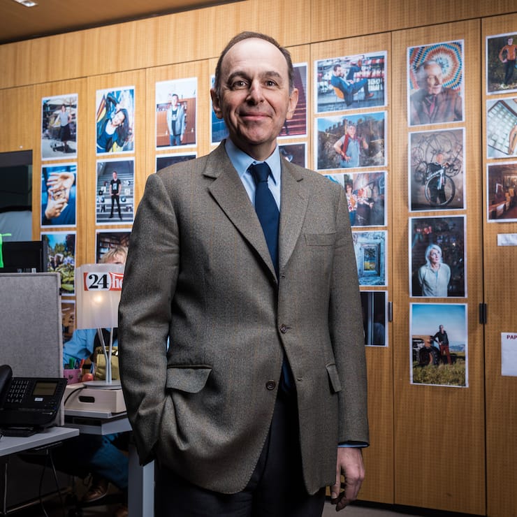 Monsieur Pietro Supino, dir. gÃ©nÃ©ral de Tamedia. Photo Bertrand Rey