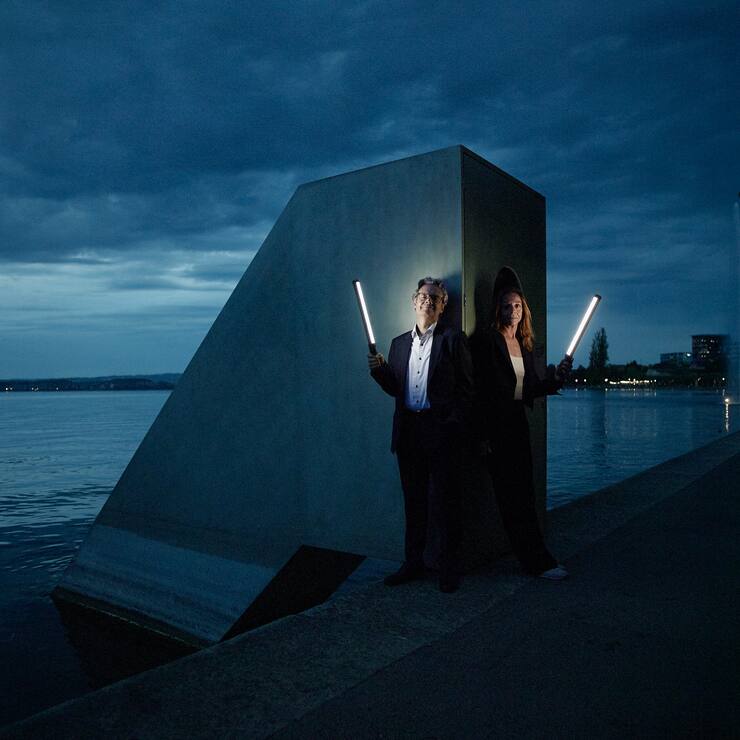 Mona Fahmy und Leo Müller